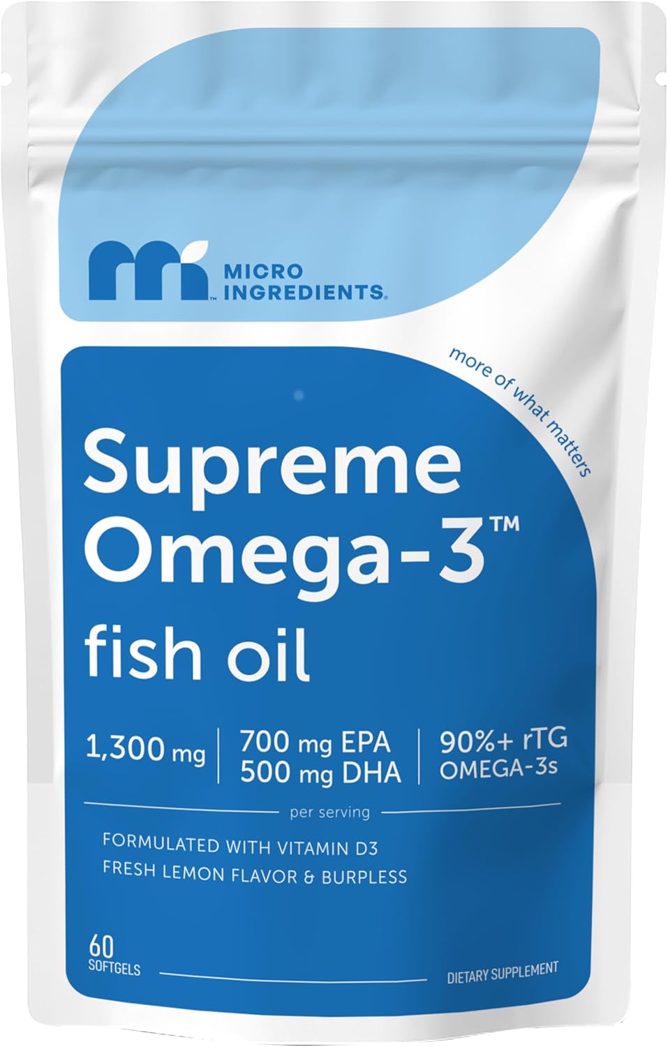 Supreme Omega-3 Fish Oil Softgels™