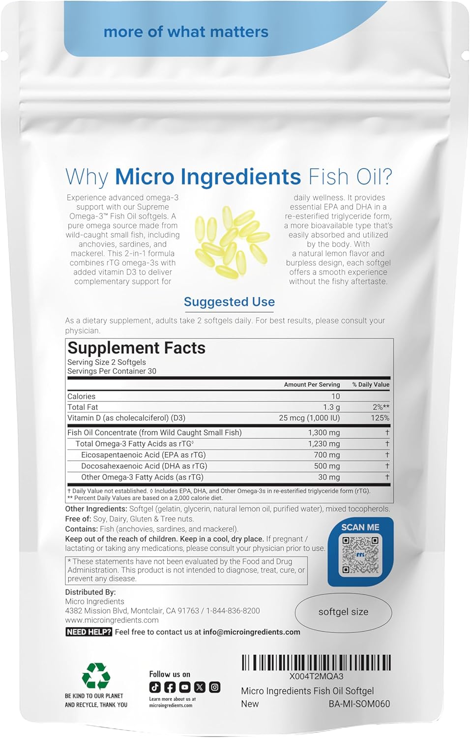 Supreme Omega-3 Fish Oil Softgels™